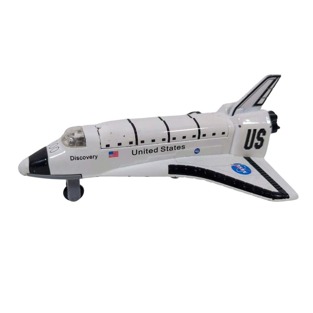 Toysmith NASA Space Shuttle Discovery Diecast Toy Cargo Bay Action